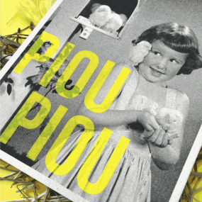 Carte vintage "Piou Piou" - Atelier Kencre 2