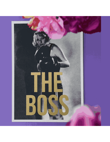 Carte vintage "THE BOSS" - Atelier Kencre