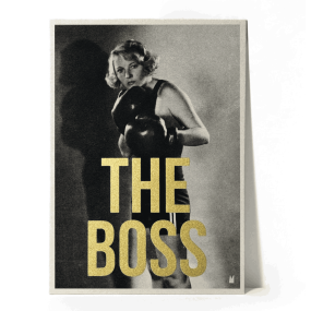 Carte vintage "THE BOSS" - Atelier Kencre 2