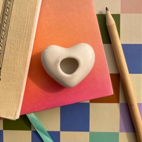 Coeur en céramique "Nounou" 2