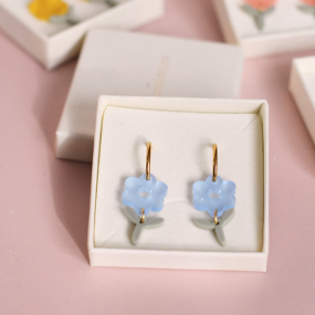 Boucles d'oreilles Fleurs - Les Mignonneries 2