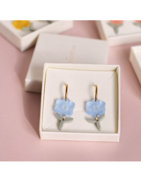 Boucles d'oreilles Fleurs - Les Mignonneries