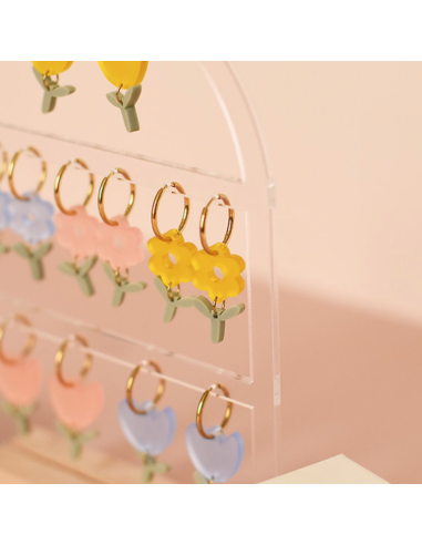 Boucles d'oreilles Fleurs - Les Mignonneries