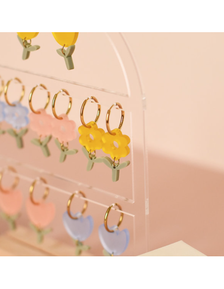 Boucles d'oreilles Fleurs - Les Mignonneries