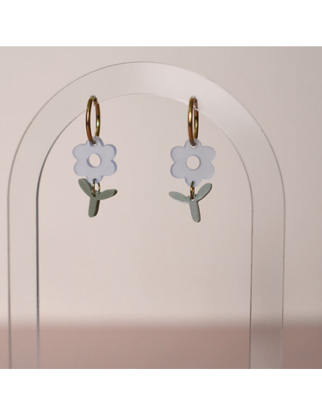 Boucles d'oreilles Fleurs - Les Mignonneries