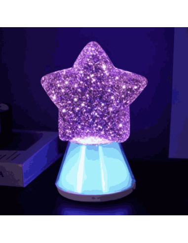 Lampe à paillettes Etoile Magique - Little L
