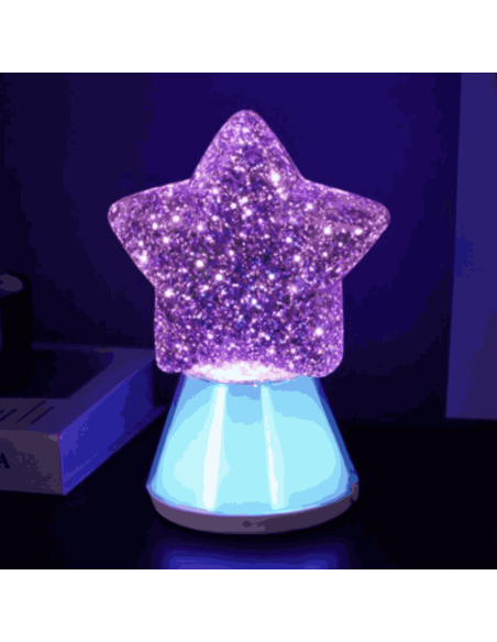 Lampe à paillettes Etoile Magique - Little L