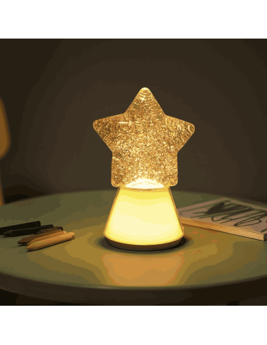 Lampe à paillettes Etoile Magique - Little L