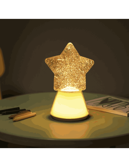 Lampe à paillettes Etoile Magique - Little L