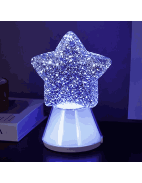 Lampe à paillettes Etoile Magique - Little L