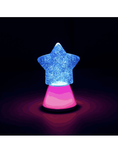 Lampe à paillettes Etoile Magique - Little L