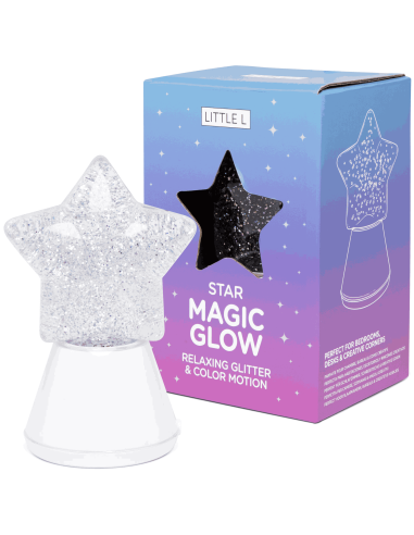 Lampe à paillettes Etoile Magique - Little L
