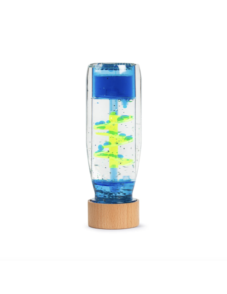 Bouteille sensorielle Move Spirale Bleu - Petit Boum