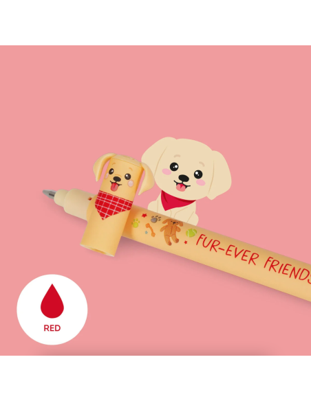 Set de 3 stylos à encre effaçable Chiens - Legami