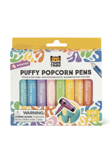 Stylos parfumés effet pop corn - Tiger tribe