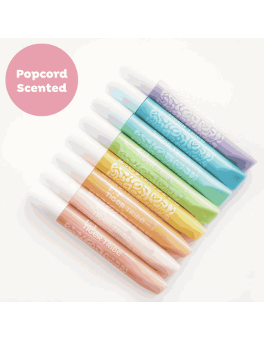 Stylos parfumés effet pop corn - Tiger tribe