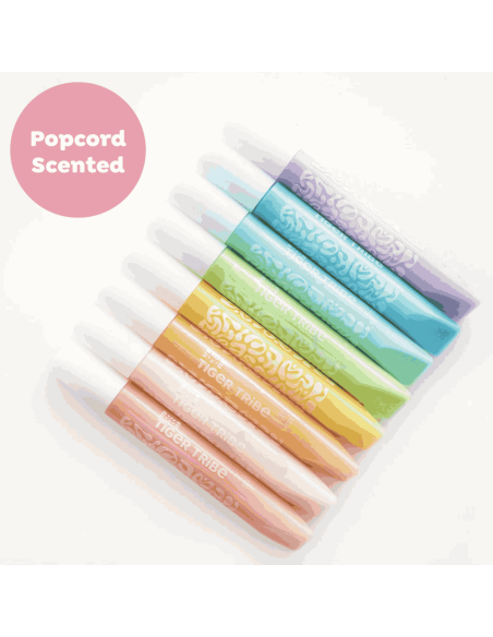 Stylos parfumés effet pop corn - Tiger tribe