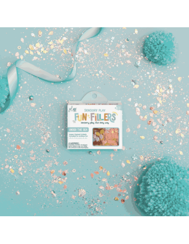 Fun Fillers pour bouteille et jeu sensoriel Mer- Glo pals