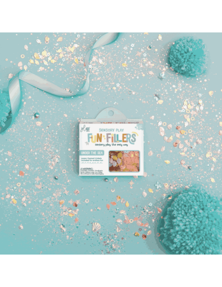 Fun Fillers pour bouteille et jeu sensoriel Mer- Glo pals
