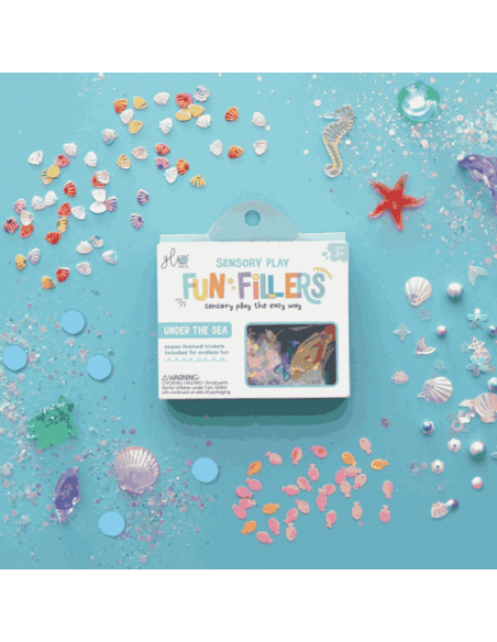 Fun Fillers pour bouteille et jeu sensoriel Mer- Glo pals