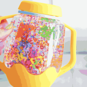Fun Fillers pour bouteille et jeu sensoriel Formes- Glo pals 2