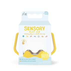 Bocal sensoriel Jaune - Glo Pals
