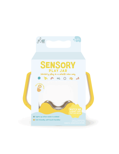 Bocal sensoriel Jaune - Glo Pals