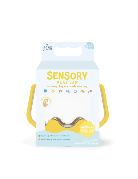 Bocal sensoriel Jaune - Glo Pals