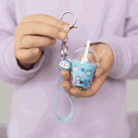 DIY bijou de sac blueberry bubble tea - Tiger Tribe