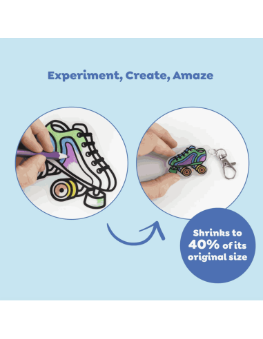 Kit créatif en plastique fou Shrinkorama - Tiger Tribe