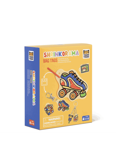 Kit créatif en plastique fou Shrinkorama - Tiger Tribe