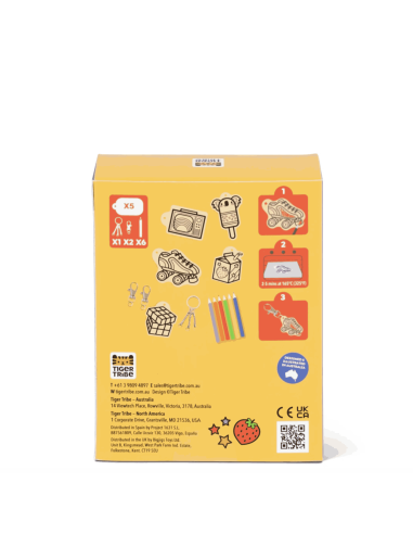 Kit créatif en plastique fou Shrinkorama - Tiger Tribe