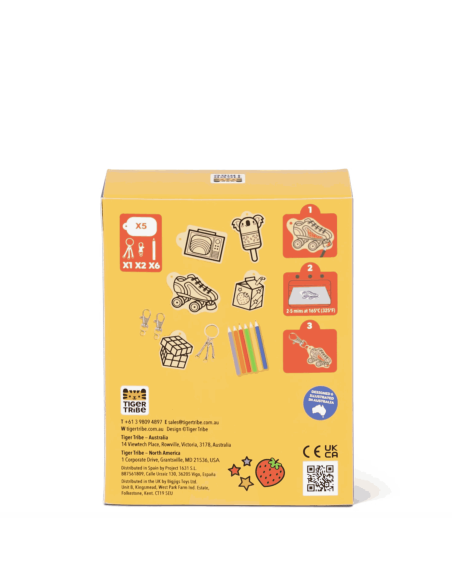 Kit créatif en plastique fou Shrinkorama - Tiger Tribe