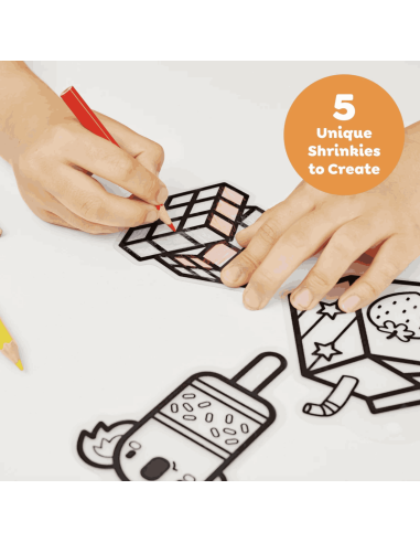 Kit créatif en plastique fou Shrinkorama - Tiger Tribe