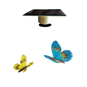 2 papillons solaires à suspendre - Heliobil
