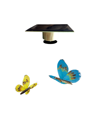 2 papillons solaires à suspendre - Heliobil