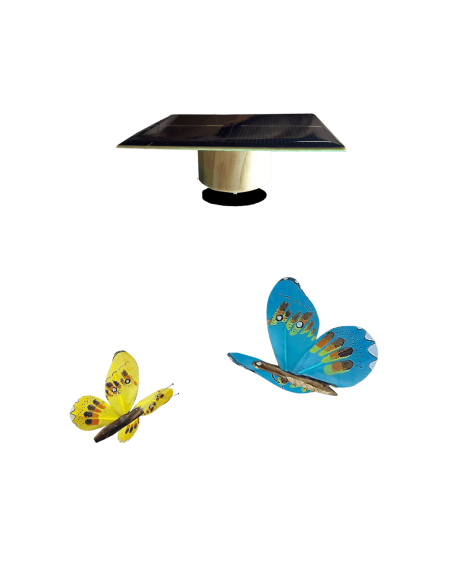 2 papillons solaires à suspendre - Heliobil