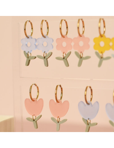 Boucles d'oreilles Tulipes - Les Mignonneries