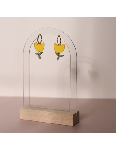Boucles d'oreilles Tulipes - Les Mignonneries
