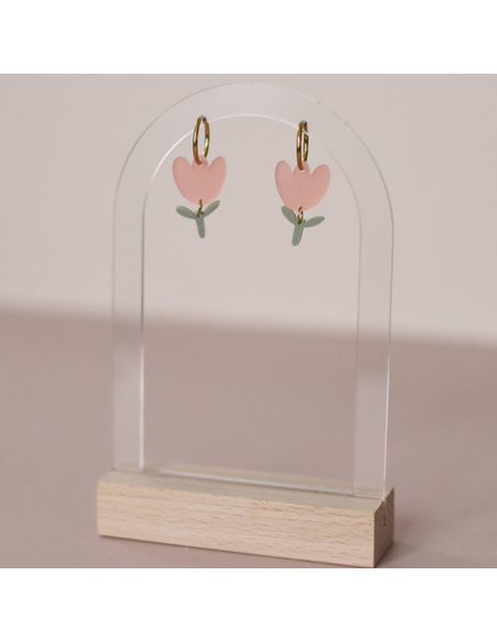 Boucles d'oreilles Tulipes - Les Mignonneries