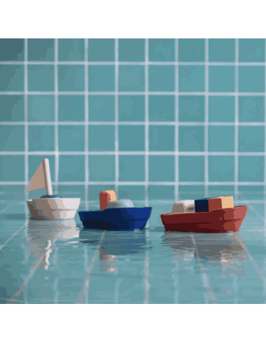 Bateau cargo modulable - Plan Toys