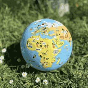 Globe gonflable "Petits Voyageurs" 30 cm - Caly 2