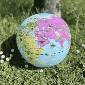 Globe gonflable "Merveilles du Monde" 40 cm - Caly 2