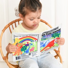 Livre d'éveil à froisser " Les dinosaures " - Mon Petit Journal 2