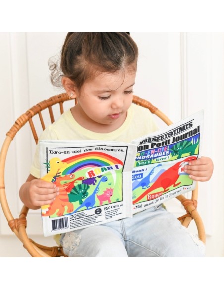 Livre d'éveil à froisser " Les dinosaures " - Mon Petit Journal