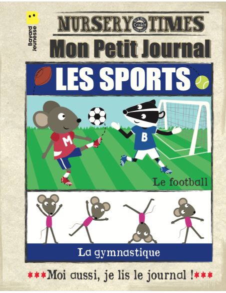 Livre d'éveil à froisser "Les sports" - Mon Petit Journal