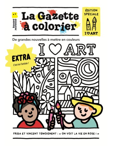 Livre d'éveil à colorier "I love art" - Gazette...