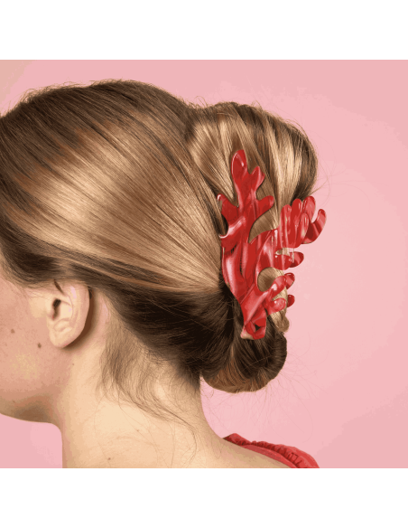 Pince à cheveux Corail - Coucou Suzette