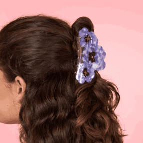 Grande pince à cheveux 3 pensées - Coucou Suzette 2