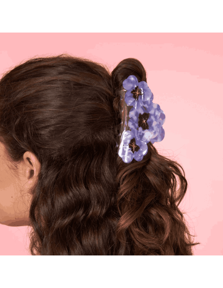 Grande pince à cheveux 3 pensées - Coucou Suzette